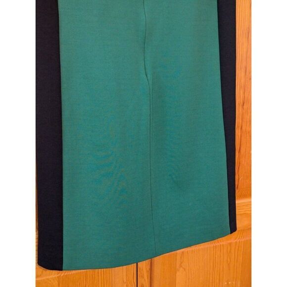 VILAGALLO Dress‎ Colorblock Sleeveless Dress Blue Green Sz 38  US Sz 6 - Picture 7 of 9